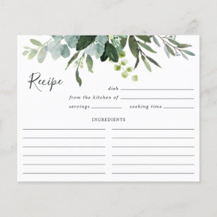 Eukalyptus Green Foliage Rezept Card