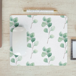 Eukalyptus Green Pattern Mousepad