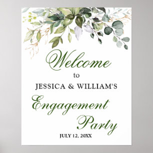 Eukalyptus Greenerenery Engagement Party Poster