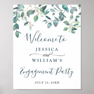 Eukalyptus Greenerenery Engagement Party Poster