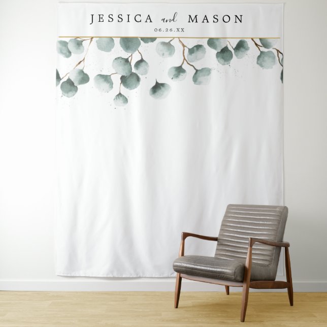 Eukalyptus Greenerity Backdrop Foto Stand Wandteppich (Beispiel)