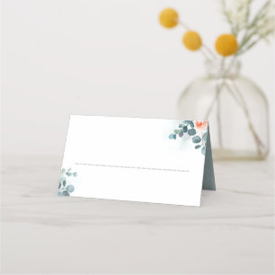 Eukalyptus Greenerity Branches Watercolor Wedding Platzkarte