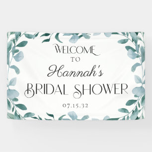 Eukalyptus Greenerity Frame Green Dusche Willkomme Banner