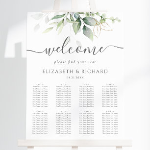 Eukalyptus Greenerity Hochzeitstabelle Poster