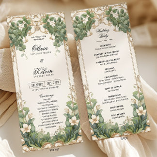 Eukalyptus Greenerity und Goldene Hochzeit Programm