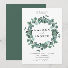 Eukalyptus Greenerity Wedding Einladung