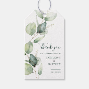 Eukalyptus Greenerity Wedding Geschenkanhänger