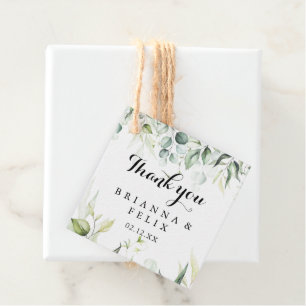 Eukalyptus Greenerity Wedding Geschenkanhänger