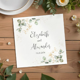 Eukalyptus Greenerity Wedding Napkins Serviette