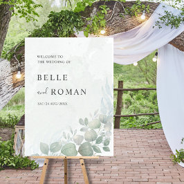 Eukalyptus Greenerity Wedding Poster