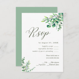 Eukalyptus Greenerity Wedding RSVP