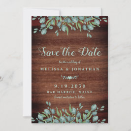 Eukalyptus Greenerity Wedding Save The Date