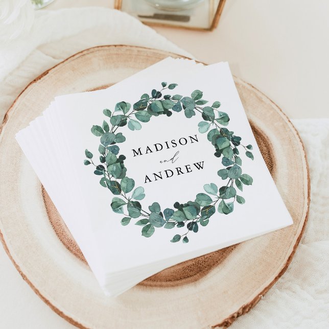 Eukalyptus Greenerity Wedding Serviette (Von Creator hochgeladen)