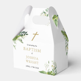 Eukalyptus Greenery Baptisse Christening Geschenkschachtel