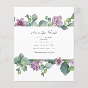 Eukalyptus Greenery Bloral Save the Date