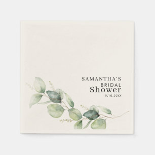 Eukalyptus Greenery Brautparty Paper Serviette