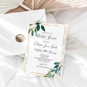 Eukalyptus Greenery Bridal Dusche Einladungen