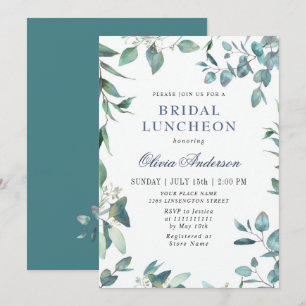 Eukalyptus Greenery Bridal Luncheon Einladung