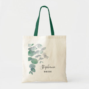 Eukalyptus Greenery Bride Personalisiert Tote Bag Tragetasche