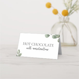 Eukalyptus Greenery Buffet Brautparty Food Platzkarte