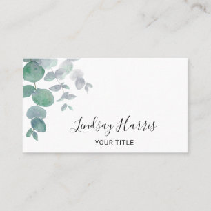 Eukalyptus Greenery Business Card Visitenkarte