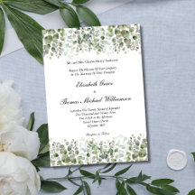 Eukalyptus Greenery Classic Elegant Formal Wedding