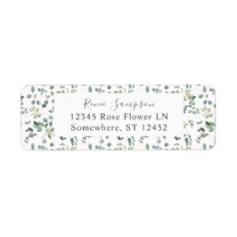 Eukalyptus Greenery Duo 2 Rücksendeadresse