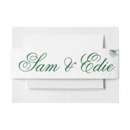 Eukalyptus Greenery Elegante Botanische Hochzeit Einladungsbanderole