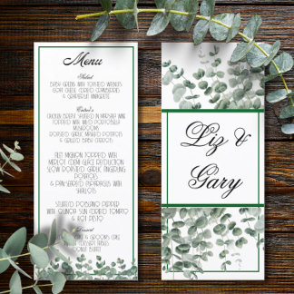 Eukalyptus Greenery Elegantes Botanisches Boho Men Programm
