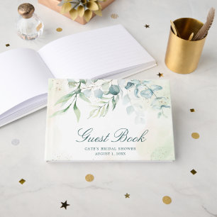 Eukalyptus Greenery Elegantes Brautparty Gästebuch