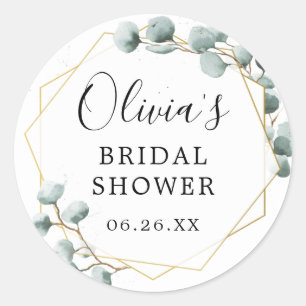 Eukalyptus Greenery Envelope Favor Stickers