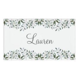 Eukalyptus Greenery Floral Namenschild