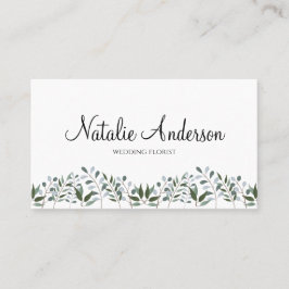 Eukalyptus Greenery Floral Visitenkarte