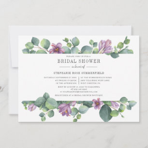 Eukalyptus Greenery Foliage Brautparty Einladung