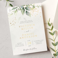 Eukalyptus Greenery Gold Blätter Botanische Hochze