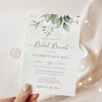Eukalyptus Greenery Gold Blätter Bridal Brunch