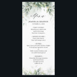 Eukalyptus Greenery Gum Botanische Hochzeit Menükarte<br><div class="desc">Elegantes und modernes Frühjahr/Mitsommer botanisches Hochzeitsmenü mit einem Bouquet von weichem Aquarell grüne Blätter / botanische Blätter / Eukalyptus und Goldstaub Glitzer . Weitere passende Designs und Variationen finden Sie in meinem "Blitzweddingpaperie" Shop. Und zögern Sie nicht,  mich für weitere Anpassungen oder Match-Artikel zu kontaktieren.</div>