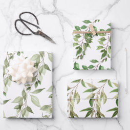 Eukalyptus Greenery Hanging Vines Geschenkpapier Set