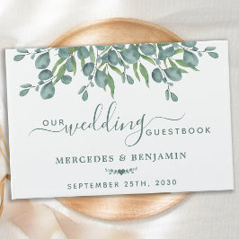 Eukalyptus Greenery Moderne Foliage Wedding Gästebuch