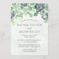 Eukalyptus Greenery Navy Blauer Blumenzwiebeln