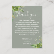 Eukalyptus Greenery Sage Green Wedding Vielen Dank