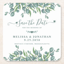 Eukalyptus Greenery Sage Wedding rettet das Datum