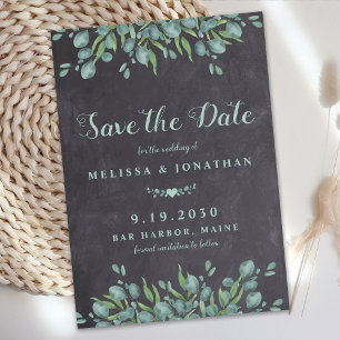 Eukalyptus Greenery Save The Date