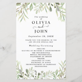 Eukalyptus Greenery Simple Wedding