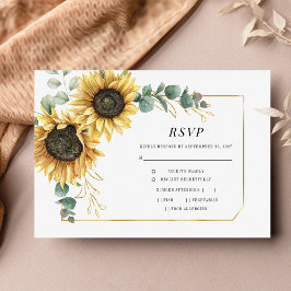 Eukalyptus Greenery Sonnenblume Geometric Gold UAW