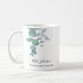 Eukalyptus Greenery Teacher Kaffeetasse