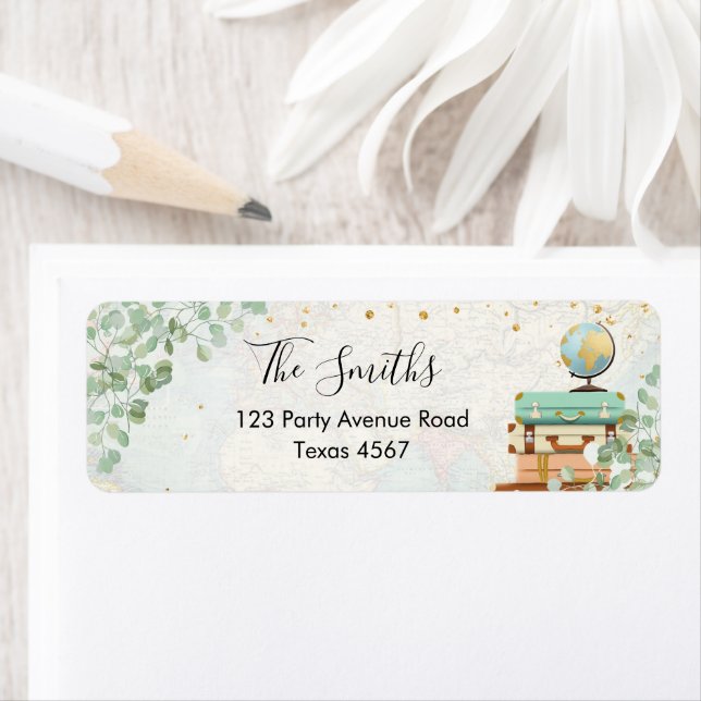 Eukalyptus Greenery Travel Dusche Rücksendeadresse (Insitu)