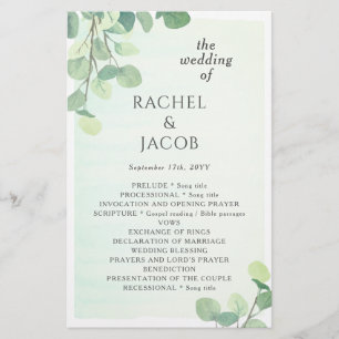 Eukalyptus Greenery Watercolor Wedding
