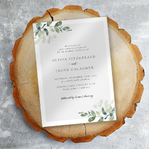 Eukalyptus Greenery Wedding Einladung
