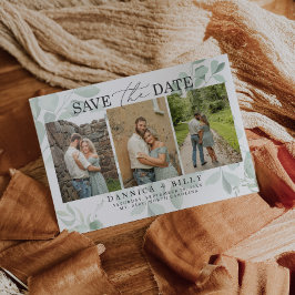 Eukalyptus Greenery Wedding Foto Save the Date Einladung